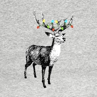 Reindeer Christmas Tree T-Shirt